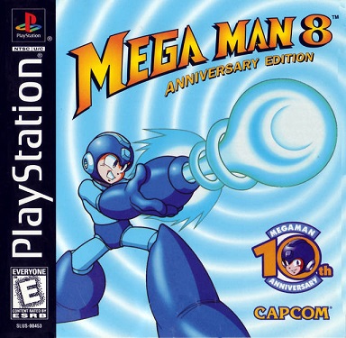The black label version of the Mega Man 8 Playstation disc case. Just like the one at home!